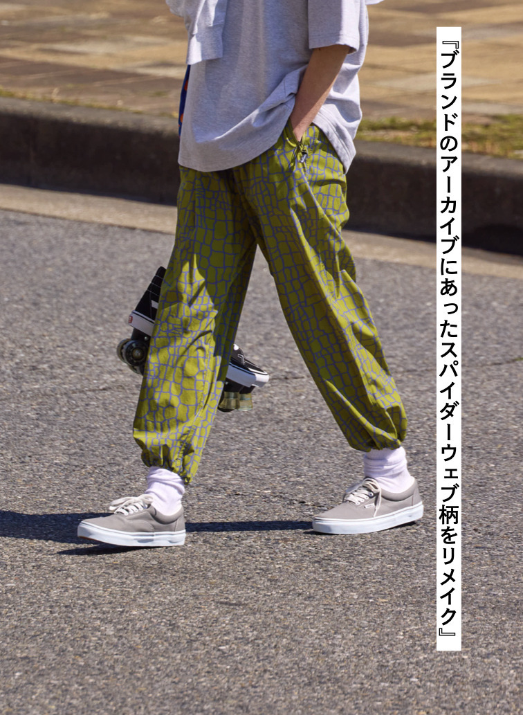 WILD THINGS プリントイージーパンツ 詳細画像 Green 2