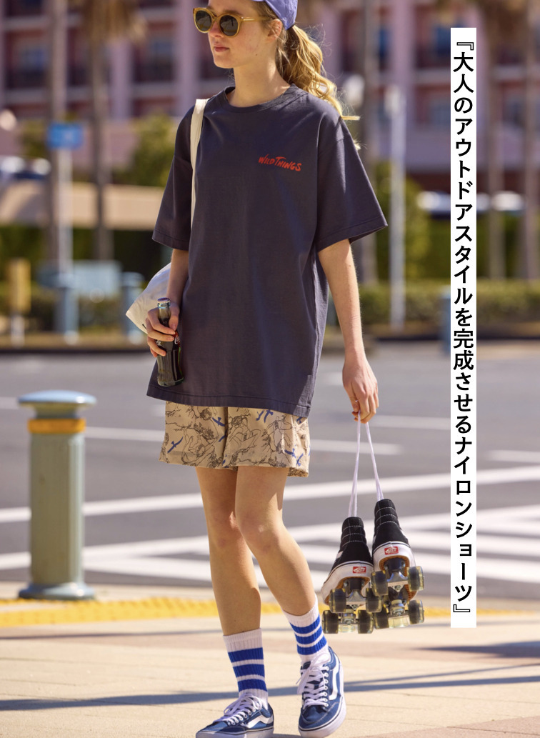 プリントナイロンショーツ 詳細画像 Off White 1