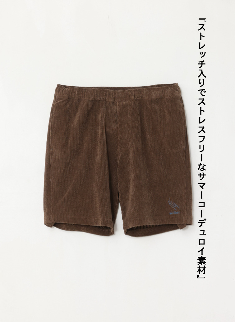 SUMMER CORD SHORTS 詳細画像 Brown 1