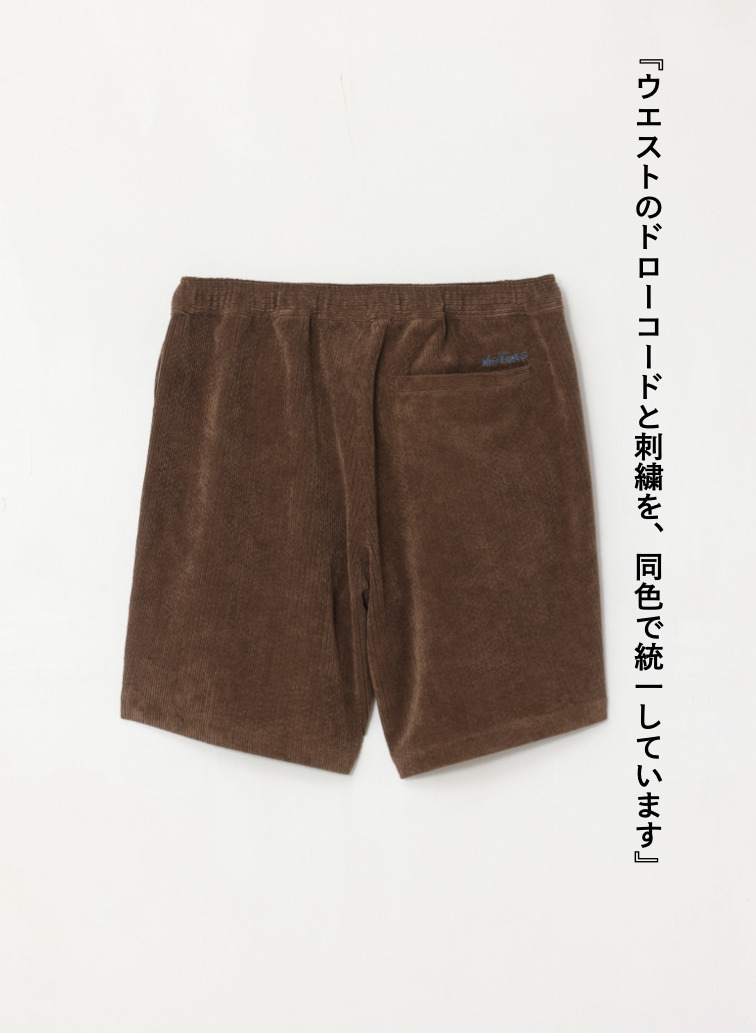 SUMMER CORD SHORTS 詳細画像 Brown 2