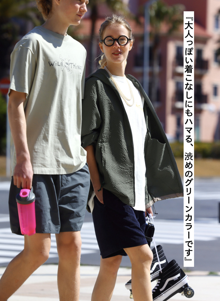 WILD THINGS パーカー 詳細画像 Olive 3