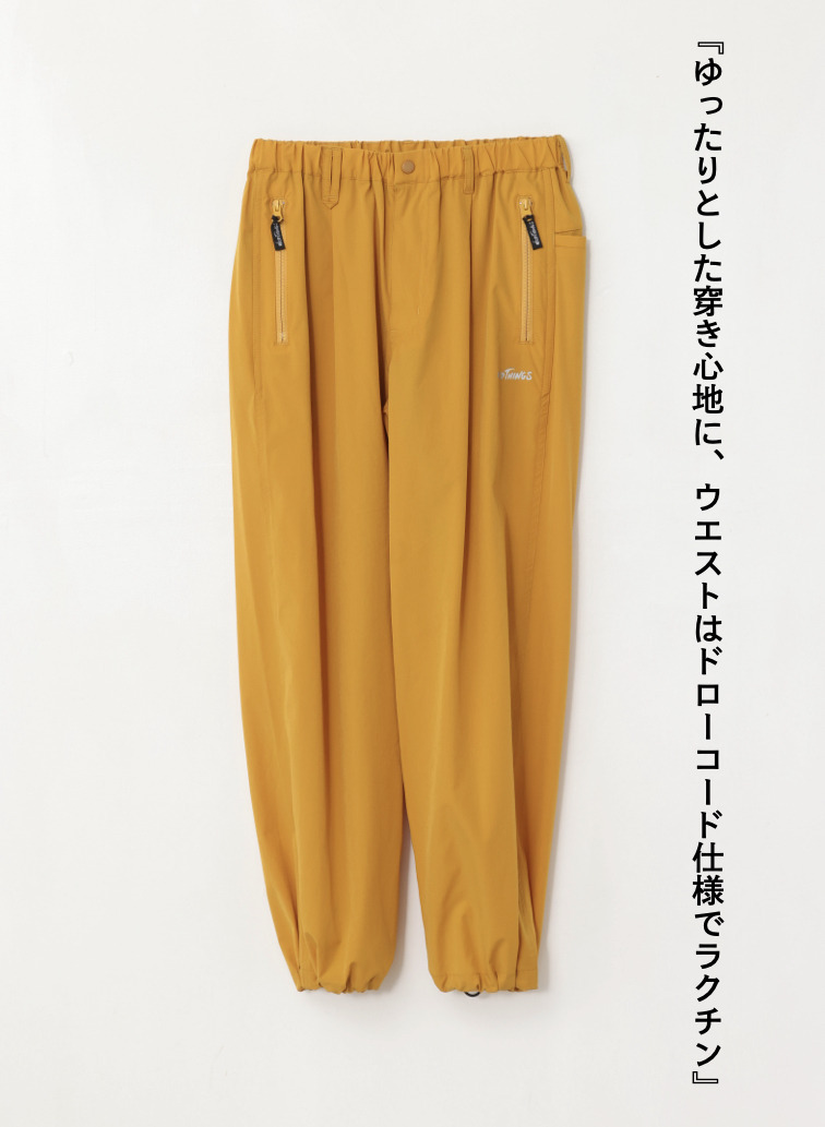 WILD THINGS イージーパンツ 詳細画像 Yellow 6