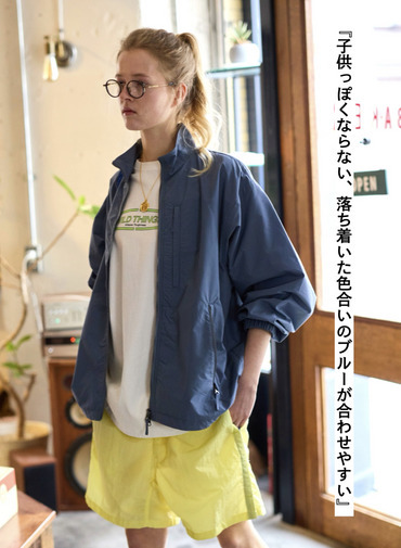 WILD THINGS スタンドアップジャケット 詳細画像 Blue 4