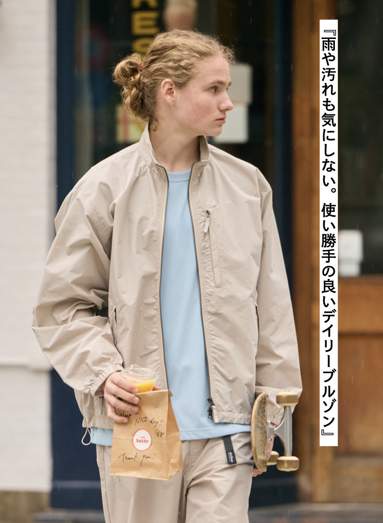 WILD THINGS スタンドアップジャケット 詳細画像 Off White 1