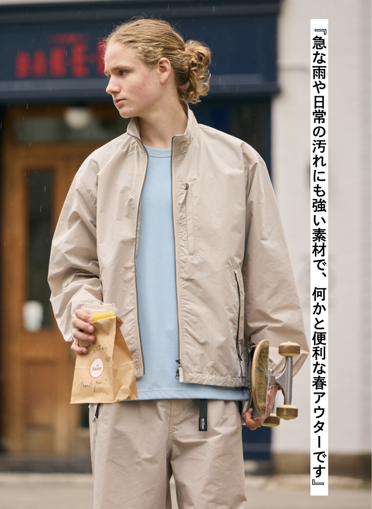 WILD THINGS スタンドアップジャケット 詳細画像 Off White 2