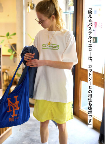 WILD THINGS ワイドショーツ 詳細画像 Yellow 2