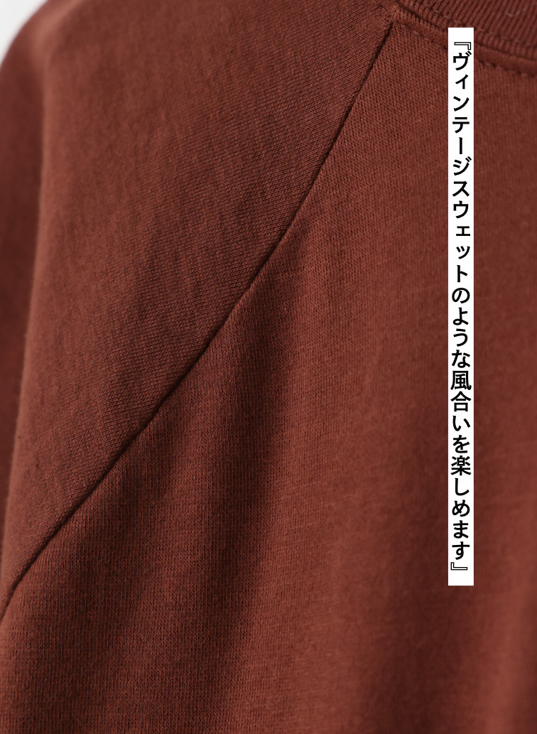 スウェットTシャツ / ELMER 詳細画像 Brown 10