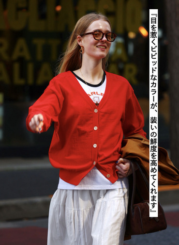 2WAY カーディガン/プルオーバー 詳細画像 Red 4