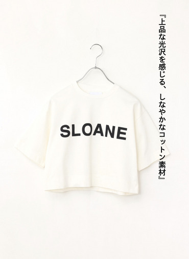 クロップド ロゴTシャツ 詳細画像 White 6