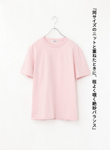 コットン天竺 Tシャツ 詳細画像 Pink 7
