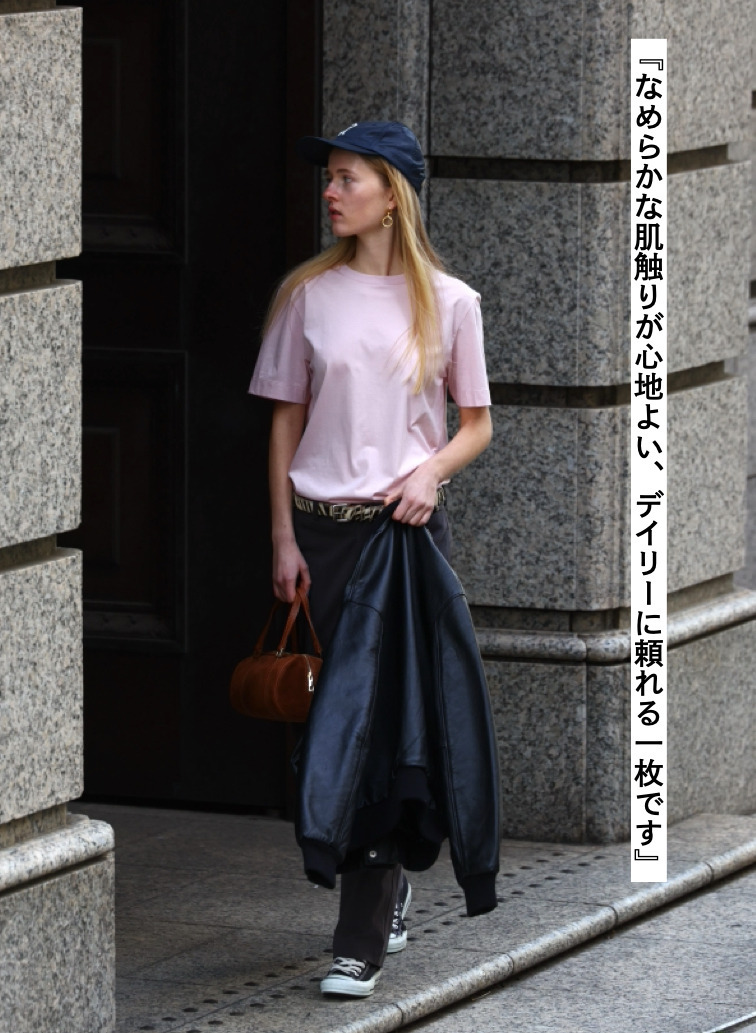 コットン天竺 Tシャツ 詳細画像 Pink 6