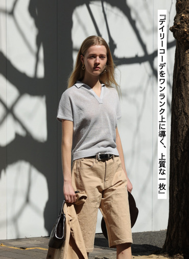 スキッパーニット 詳細画像 Light Gray 6