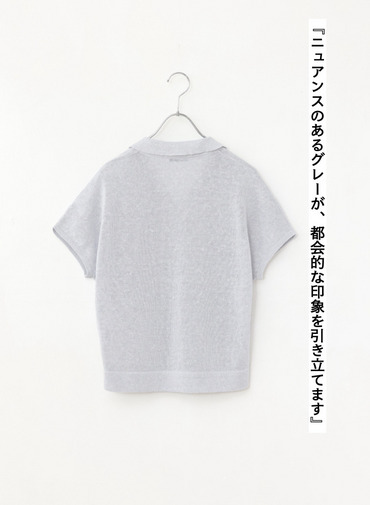 スキッパーニット 詳細画像 Light Gray 8