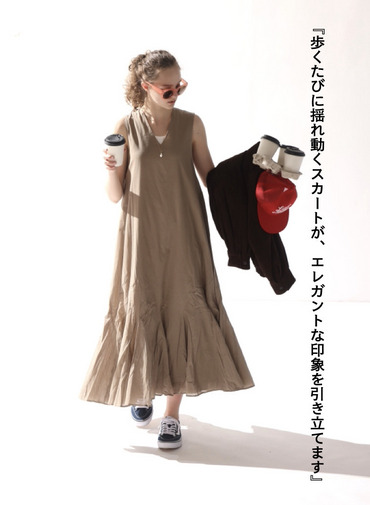 夏の月影のドレス 詳細画像 Beige 3