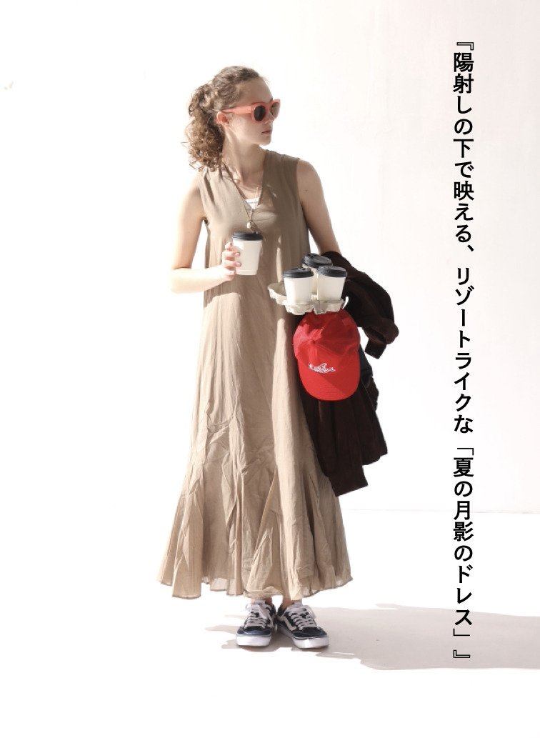 夏の月影のドレス 詳細画像 Beige 1