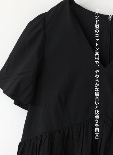 エンジェルのミニドレス 詳細画像 Black 9