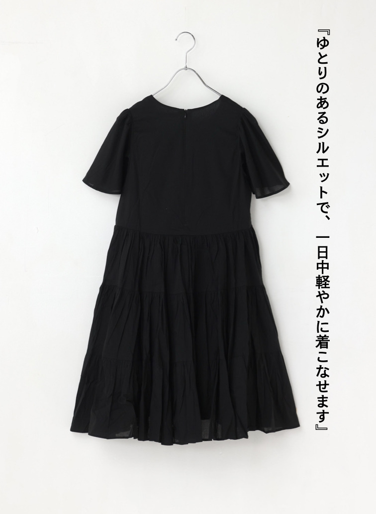 エンジェルのミニドレス 詳細画像 Black 8