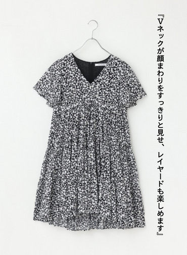 エンジェルのミニドレス 詳細画像 Black 6