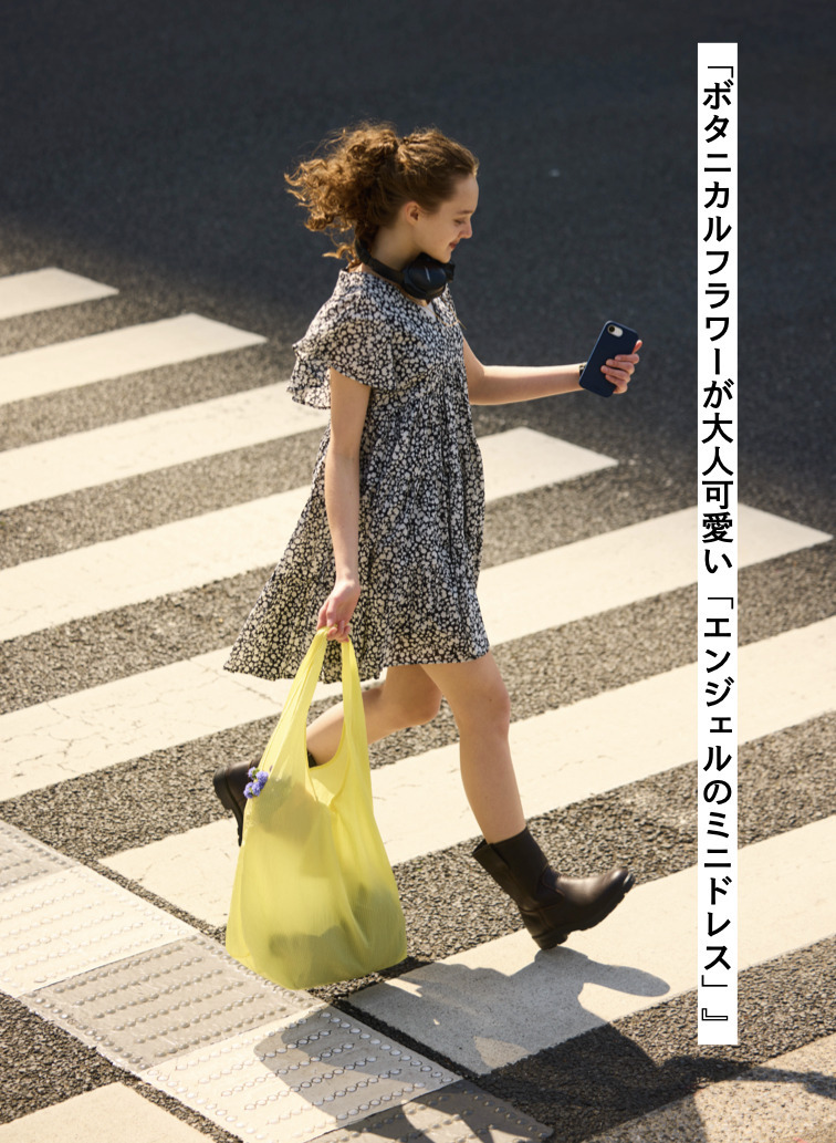 エンジェルのミニドレス 詳細画像 Black 1