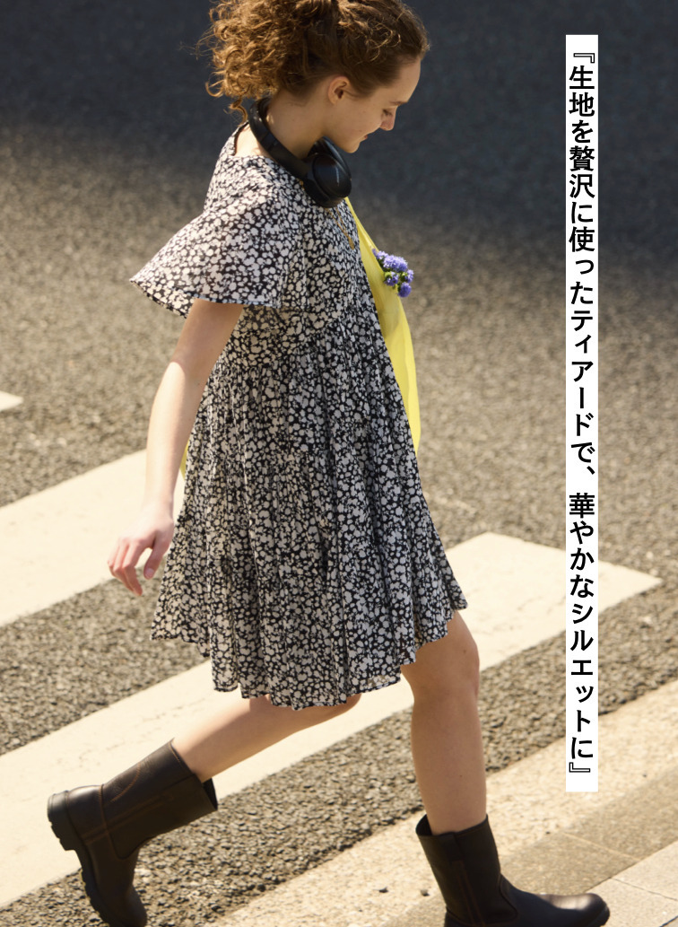 エンジェルのミニドレス 詳細画像 Black 4