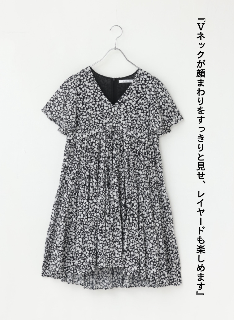 エンジェルのミニドレス 詳細画像 Black 6