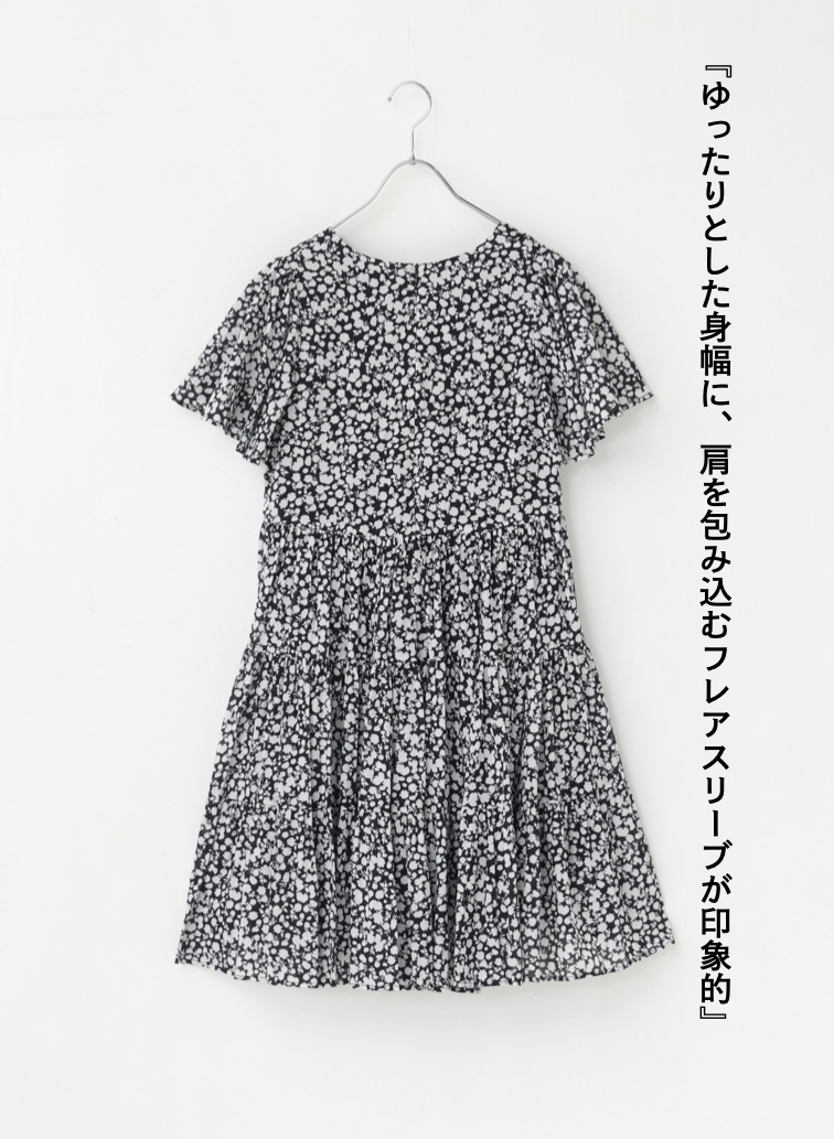 エンジェルのミニドレス 詳細画像 Black 7