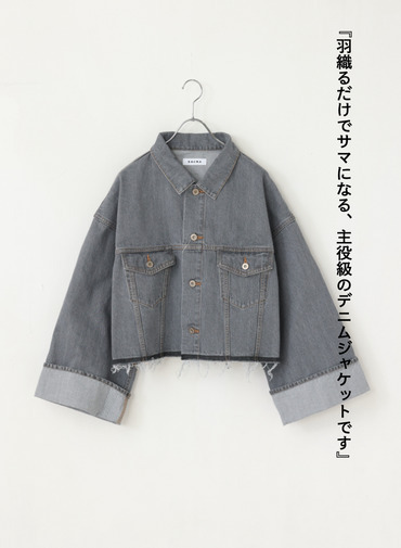 SACRA デニムジャケット 詳細画像 Gray 1