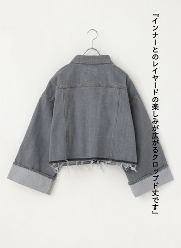 SACRA デニムジャケット 詳細画像 Gray 2