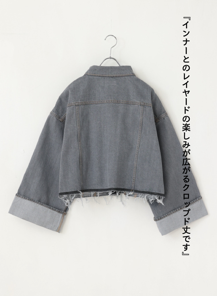 SACRA デニムジャケット 詳細画像 Gray 2