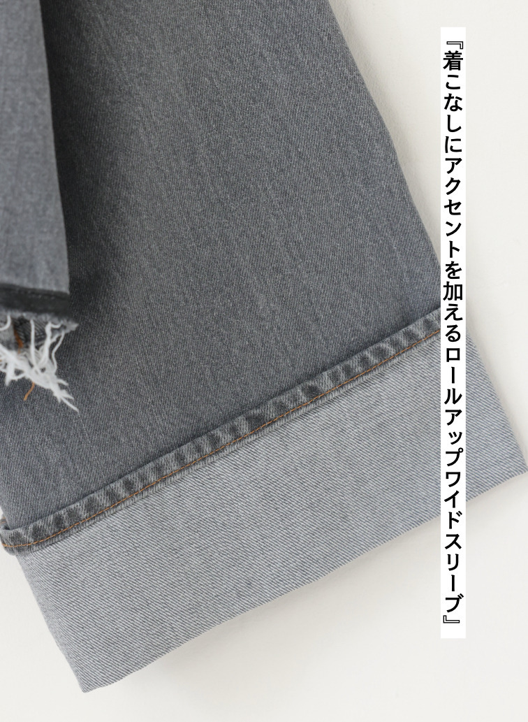 SACRA デニムジャケット 詳細画像 Gray 5