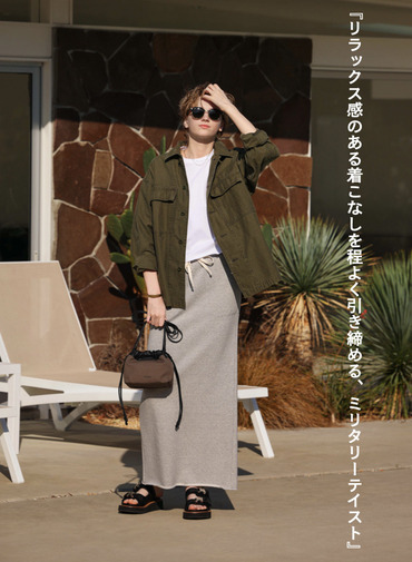 SACRA ミリタリーシャツジャケット 詳細画像 Khaki 5