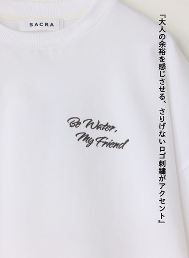 SACRA クロップドカットソー 詳細画像 White 3