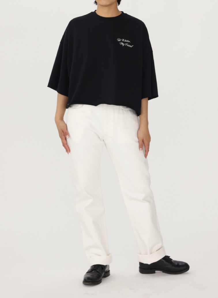 SACRA クロップドカットソー 詳細画像 Black 7