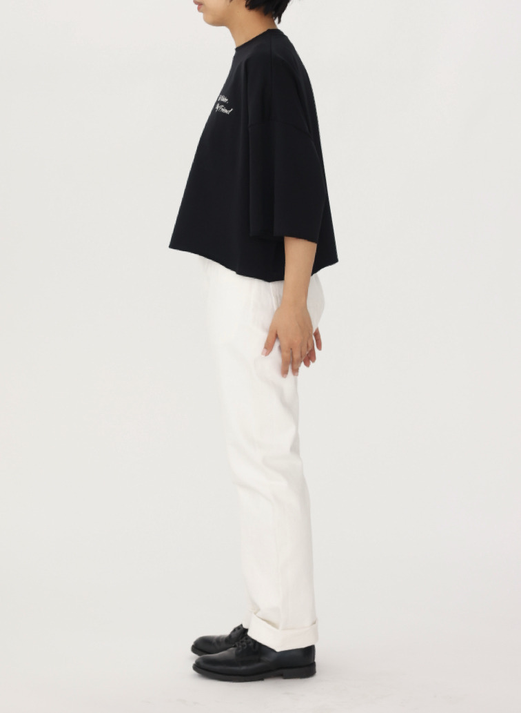 SACRA クロップドカットソー 詳細画像 Black 8