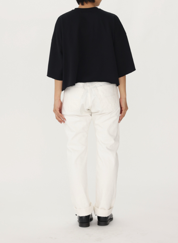 SACRA クロップドカットソー 詳細画像 Black 9