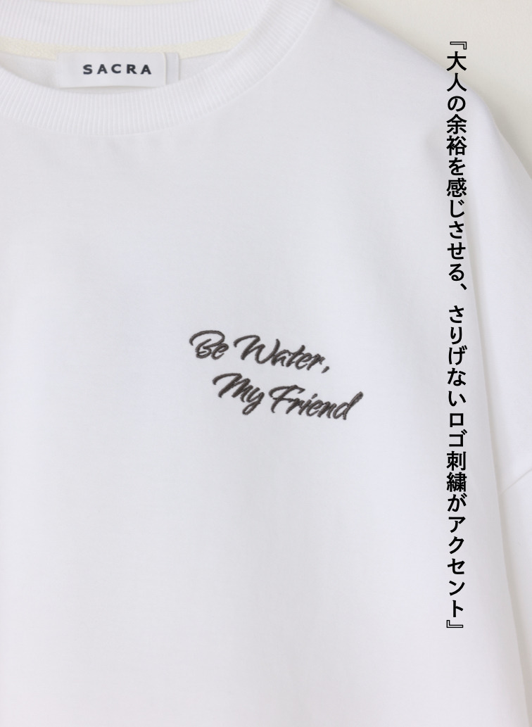 SACRA クロップドカットソー 詳細画像 White 3