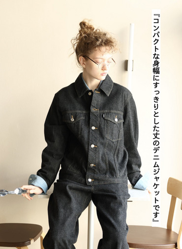 デニムジャケット 18denim 詳細画像 Black 1