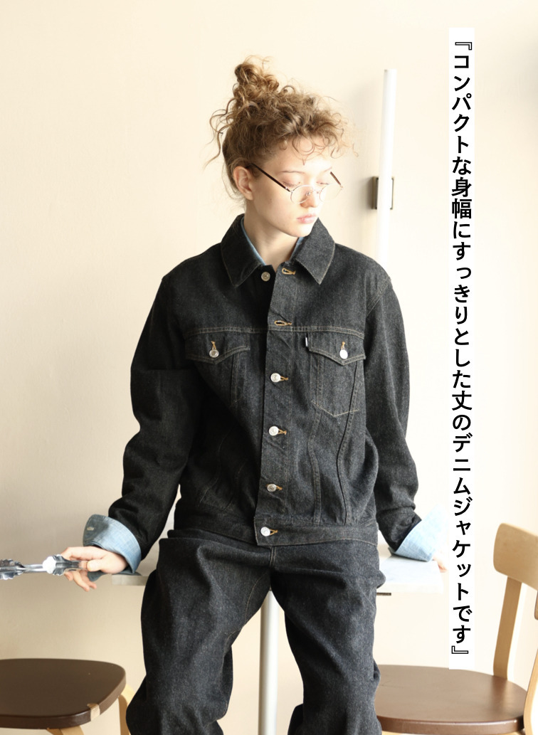 デニムジャケット 18denim 詳細画像 Black 1