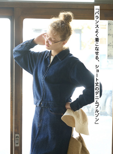 デニムブルゾン 30denim 詳細画像 Indigo 1