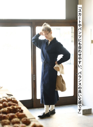 デニムブルゾン 30denim 詳細画像 Indigo 2