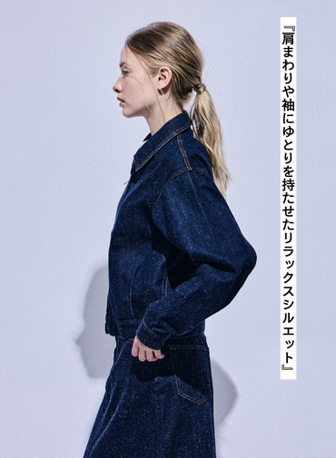 デニムブルゾン 30denim 詳細画像 Indigo 4