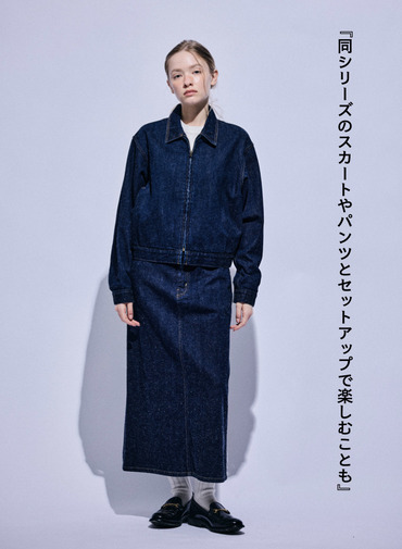 デニムブルゾン 30denim 詳細画像 Indigo 8