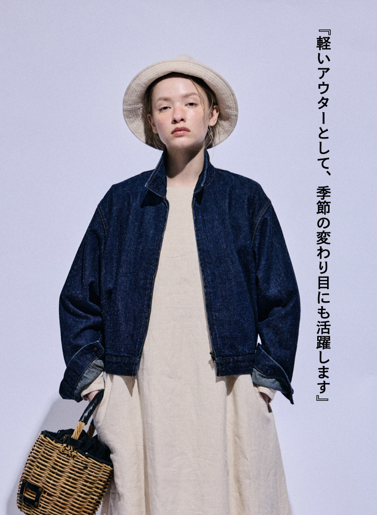 デニムブルゾン 30denim 詳細画像 Indigo 5