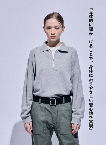 PFU ジップアップニット 詳細画像 Gray 3