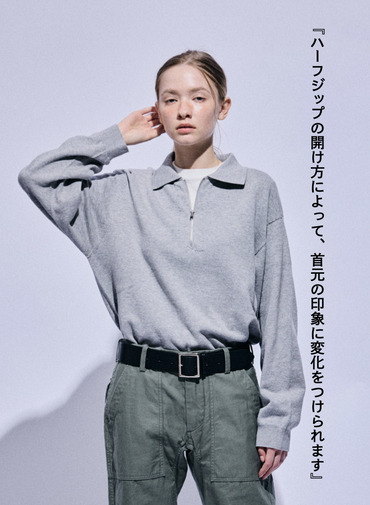 PFU ジップアップニット 詳細画像 Gray 4