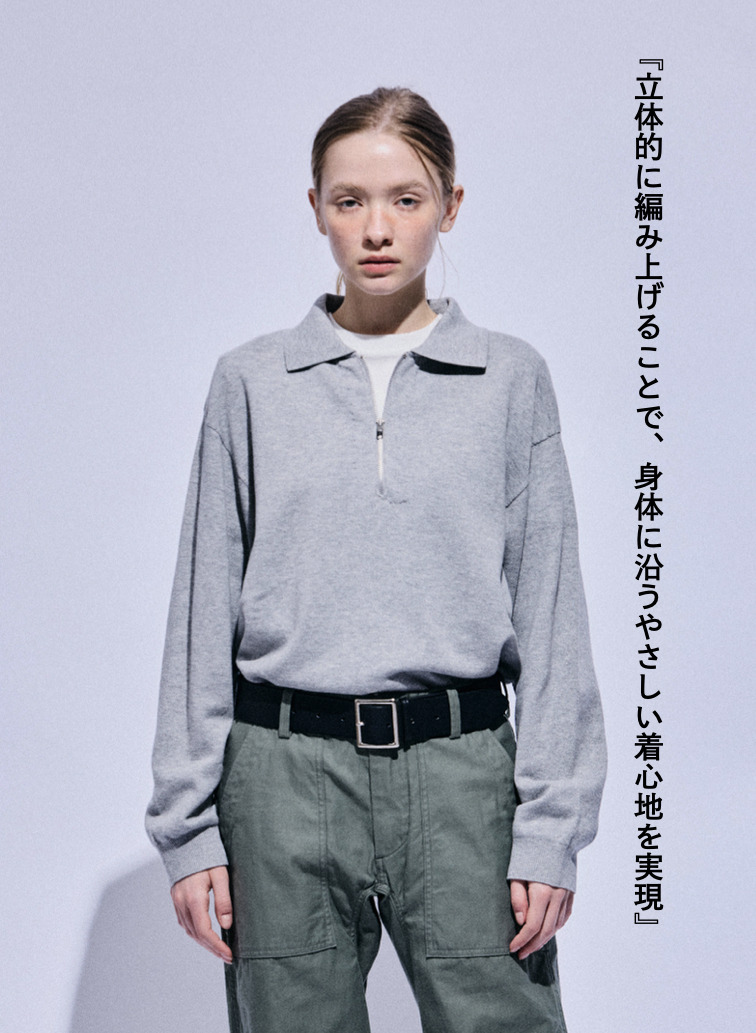 PFU ジップアップニット 詳細画像 Gray 3