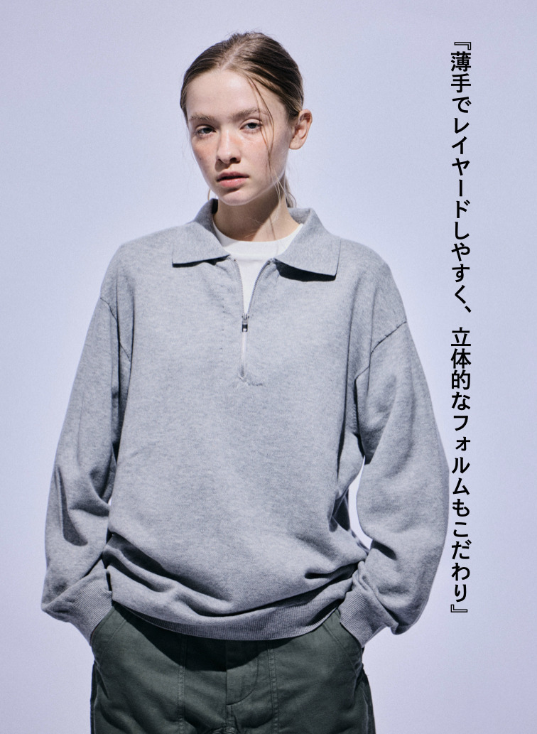 PFU ジップアップニット 詳細画像 Gray 8