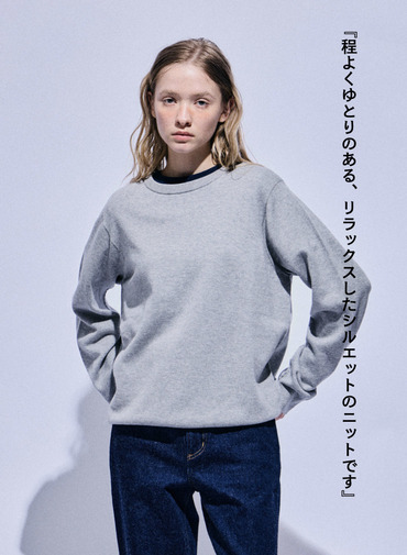  PFU クルーネックニット 詳細画像 Gray 3