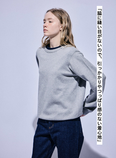  PFU クルーネックニット 詳細画像 Gray 4