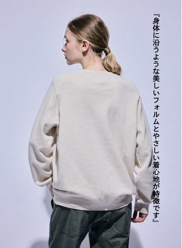  PFU クルーネックニット 詳細画像 Ivory 3